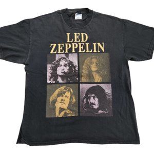 Vintage Led Zepplein XL Tee Shirt Winterland 90's Grunge Rock Band Concert